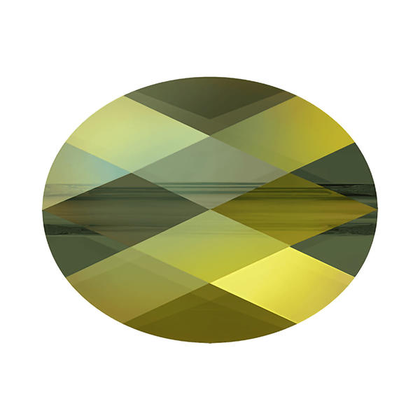 Swarovski Crystal Beads 5051 10 x 8 mm Crystal Iridescent Green