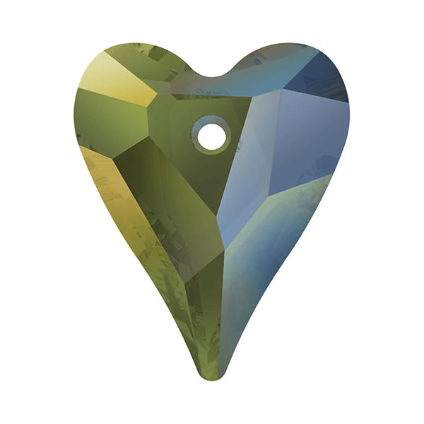 Swarovski Crystal Pendants 6240 17 mm Crystal Iridescent Green