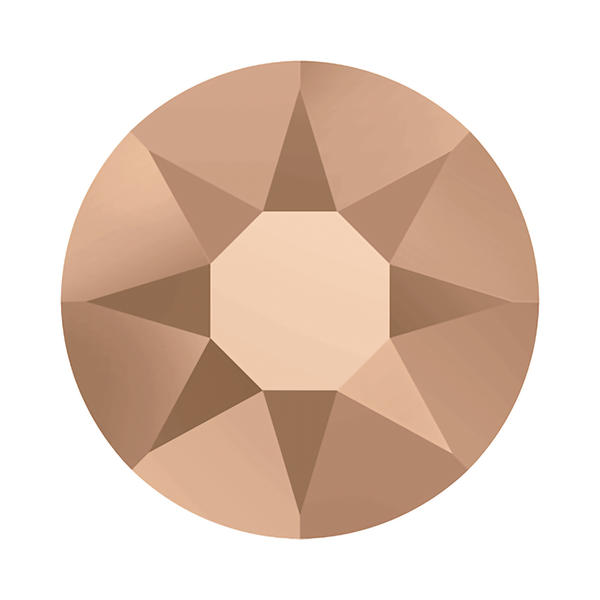 Swarovski Hotfix Crystals 2078 ss 16 Crystal Rose Gold M HF