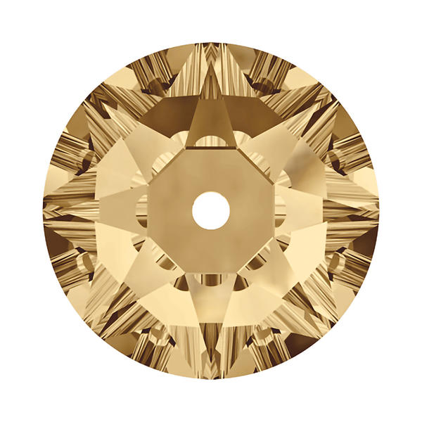 Swarovski Sew-on Crystals 3188 3 mm Crystal Golden Shadow F
