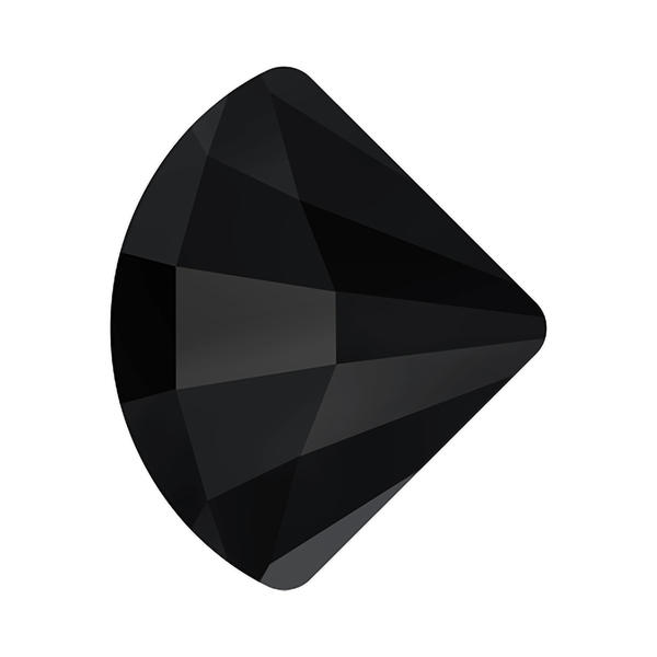 Swarovski Hotfix Crystals 2714 14 mm Jet M HF