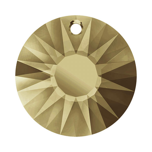 Swarovski Crystal Pendants 6724/G 19 mm Crystal Golden Shadow V
