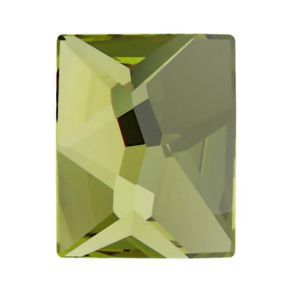 Swarovski Flatback Crystals 2520 14 x 10 mm Olivine F