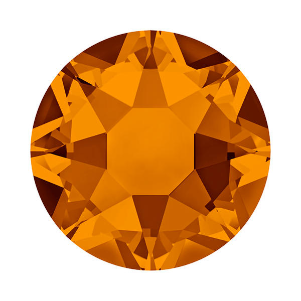 Swarovski Hotfix Crystals 2078 HF ss 16 Tangerine Unfoiled HFT