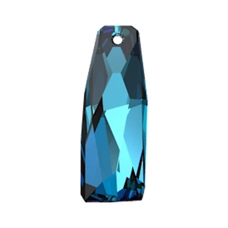 Swarovski Crystal Pendants 6018/G 35 mm Crystal Bermuda Blue P T1128