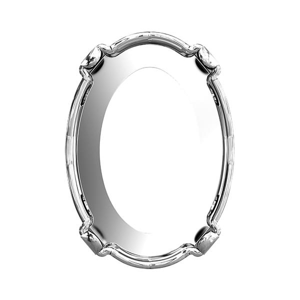 Swarovski Fancy Stone Settings 4128/S 14 x 10 mm Rhodium 1PH2OH