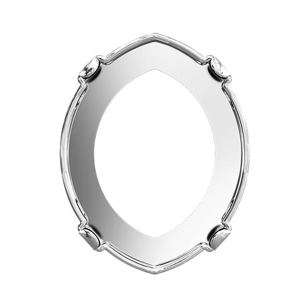 Swarovski Fancy Stone Settings 4224/S 14 x 11 mm Rhodium 1PH2OH