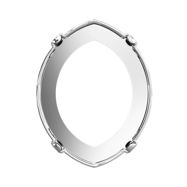Swarovski Fancy Stone Settings 4224/S 23 x 18 mm Rhodium 1PH2OH