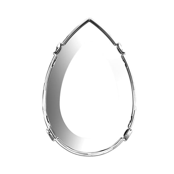 Swarovski Fancy Stone Settings 4327/S 40 x 27 mm Rhodium 3PH2OH