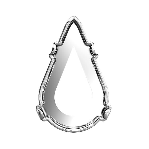Swarovski Fancy Stone Settings 4328/S 13 x 7,8 mm Rhodium 3PH2OH