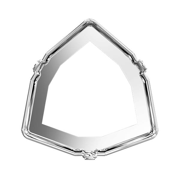 Swarovski Fancy Stone Settings 4706/S 17 mm Rhodium 1PH2OH