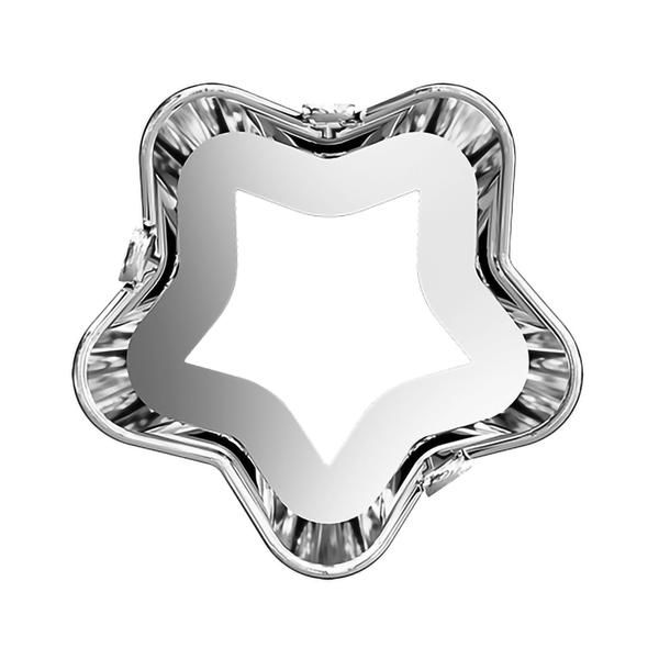 Swarovski Fancy Stone Settings 4744/S 10 mm Rhodium 1PH2OH