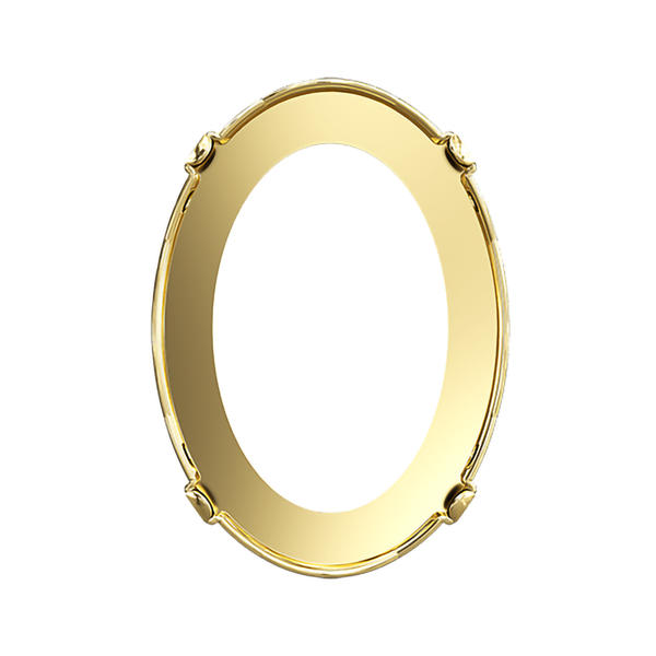 Swarovski Fancy Stone Settings 4127/S 39 x 28 mm Gold 3PH2O3