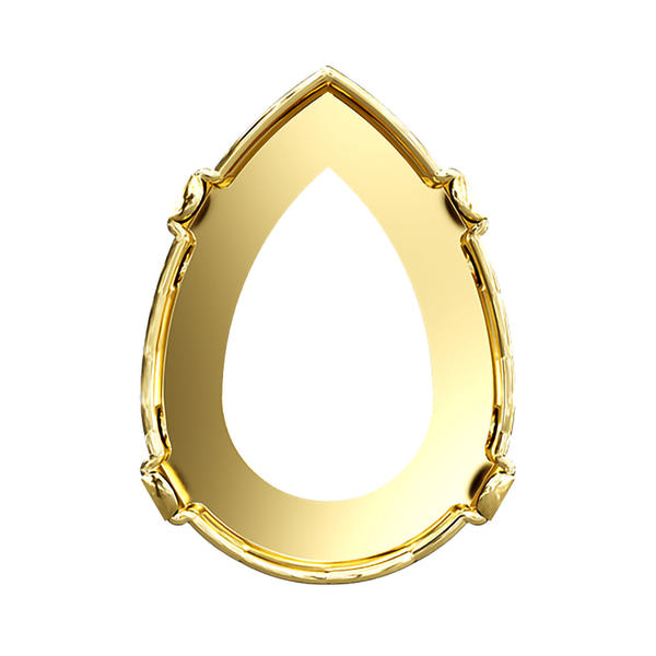Swarovski Fancy Stone Settings 4320/S 18 x 13 mm Gold 1PH2O3