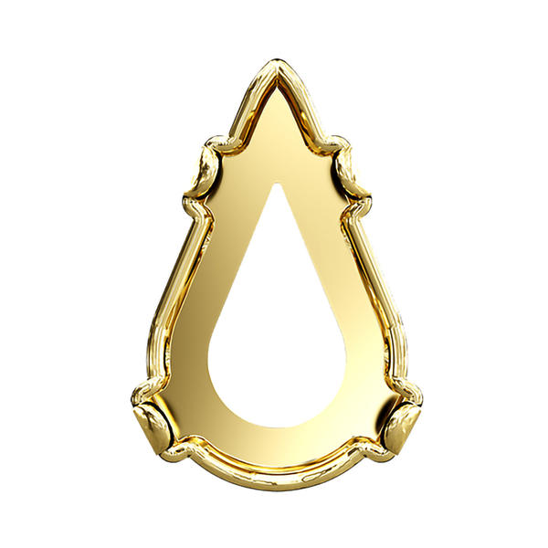 Swarovski Fancy Stone Settings 4328/S 8 x 4,8 mm Gold 1PH2O3