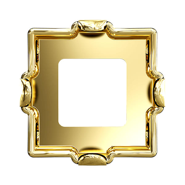 Swarovski Fancy Stone Settings 4428/S 6 mm Gold 1PH2O3