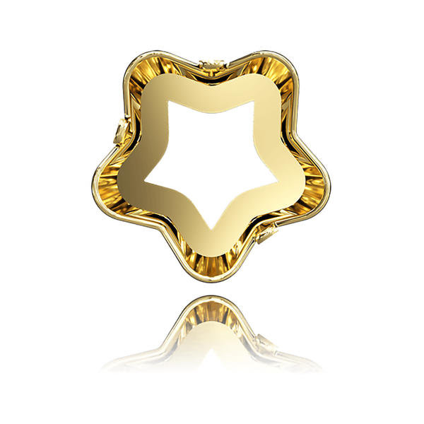 Swarovski Fancy Stone Settings 4744/S 6 mm Gold 1PH2O3