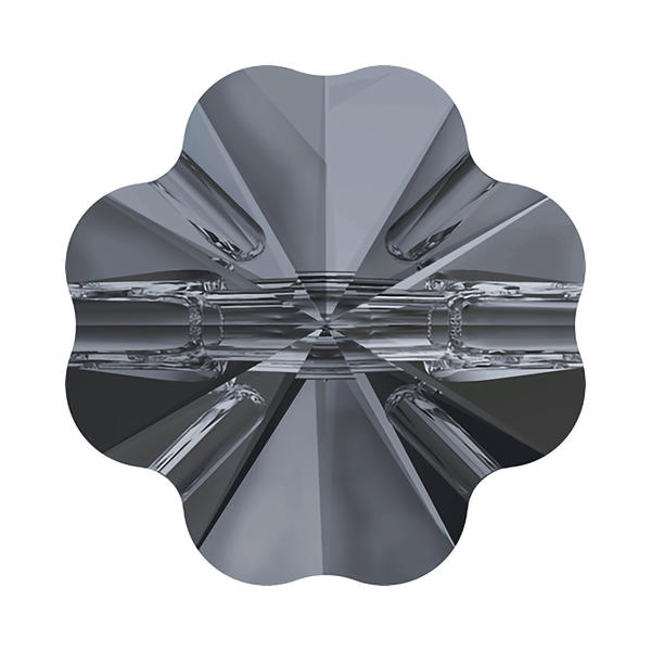 Swarovski Crystal Buttons 3011 10 mm Crystal Silver Night