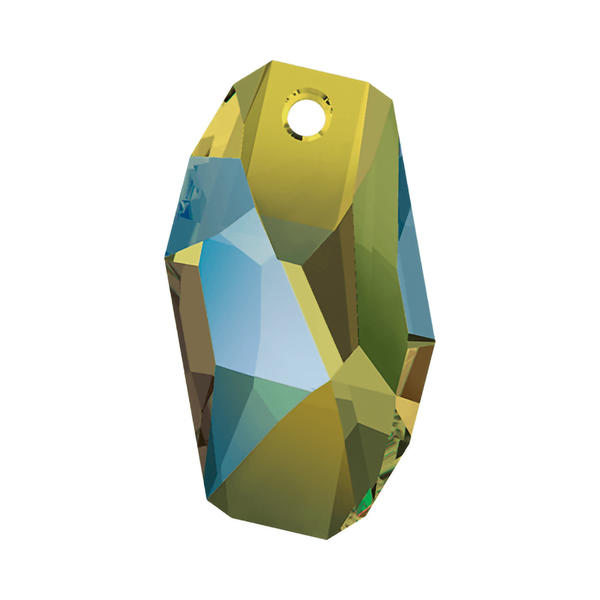 Swarovski Crystal Pendants 6673 38 mm Crystal Iridescent Green