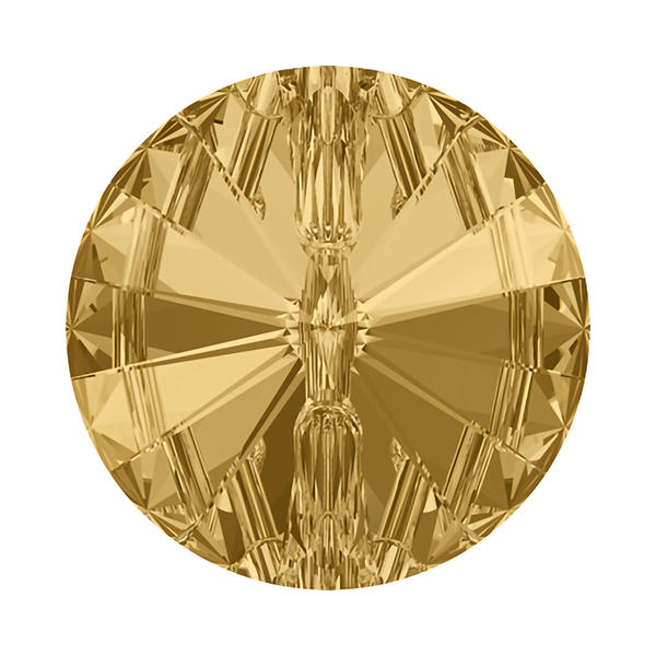 Swarovski Crystal Buttons 3015 12 mm Light Colorado Topaz F