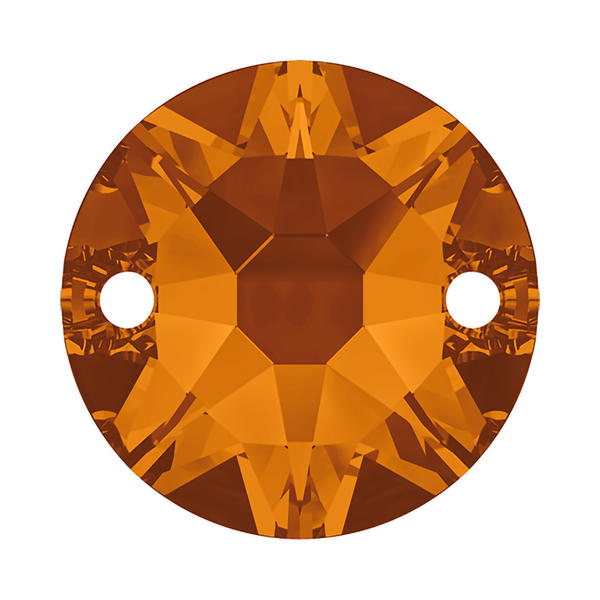 Swarovski Sew-on Crystals 3288 10 mm Tangerine F