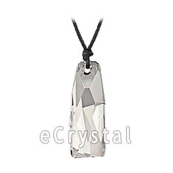 Swarovski Crystal Pendants 6018/G 35 mm Crystal Silver Shade V T1128