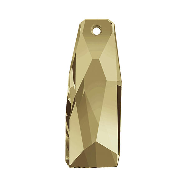Swarovski Crystal Pendants 6019/G 35 mm Crystal Golden Shadow V