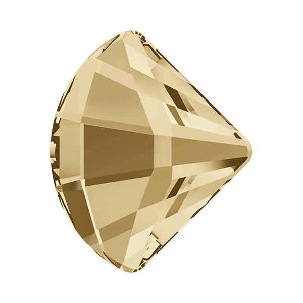 Swarovski Flatback Crystals 2714 14 mm Crystal Golden Shadow F