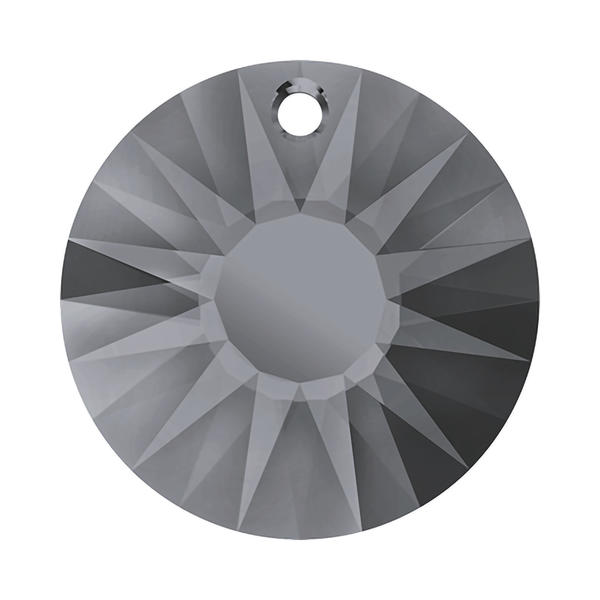 Swarovski Crystal Pendants 6724/G 33 mm Crystal Silver Night