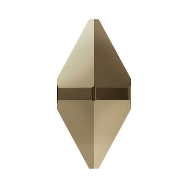 Swarovski Crystal Beads 5747 12 x 6 mm Crystal Metallic Light Gold 2X