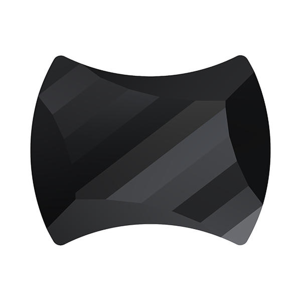 Swarovski Flatback Crystals 2540 12 x 9,5 mm Jet Unfoiled
