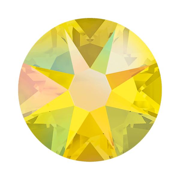 Swarovski Flatback Crystals 2088 ss 12 Citrine AB F