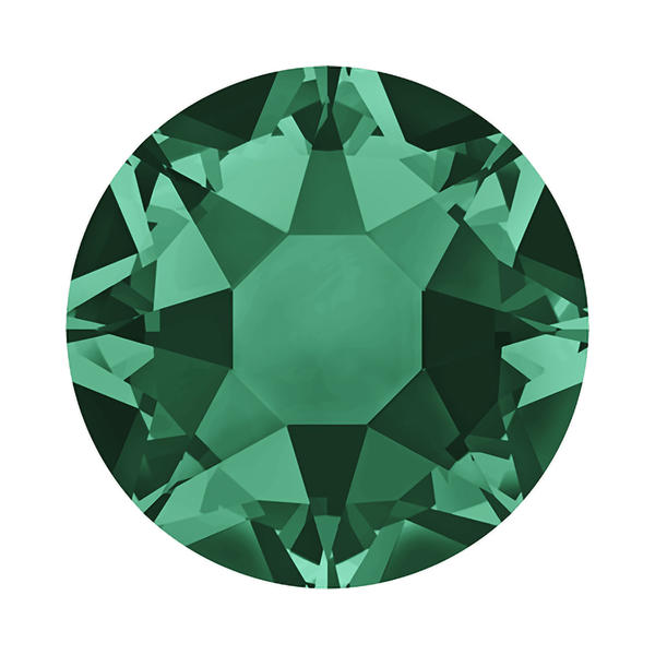 Swarovski Hotfix Crystals 2078 HF ss 20 Emerald Unfoiled HFT