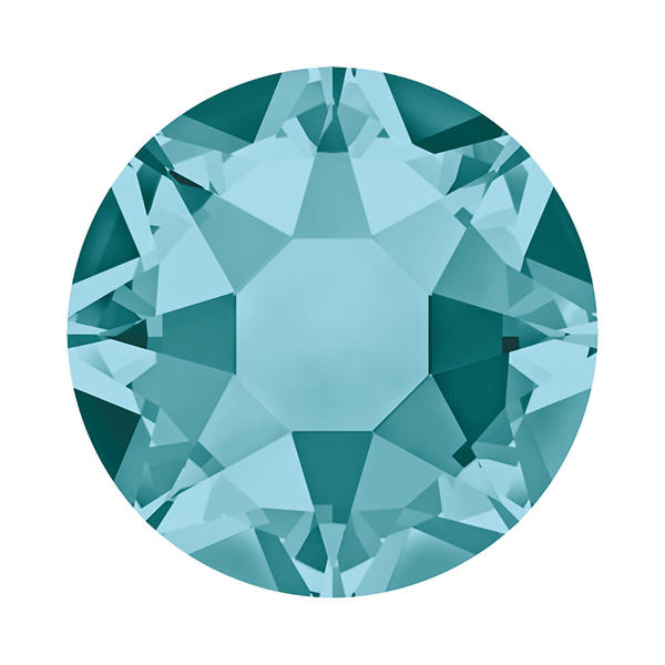 Swarovski Hotfix Crystals 2078 ss 16 Blue Zircon A HF