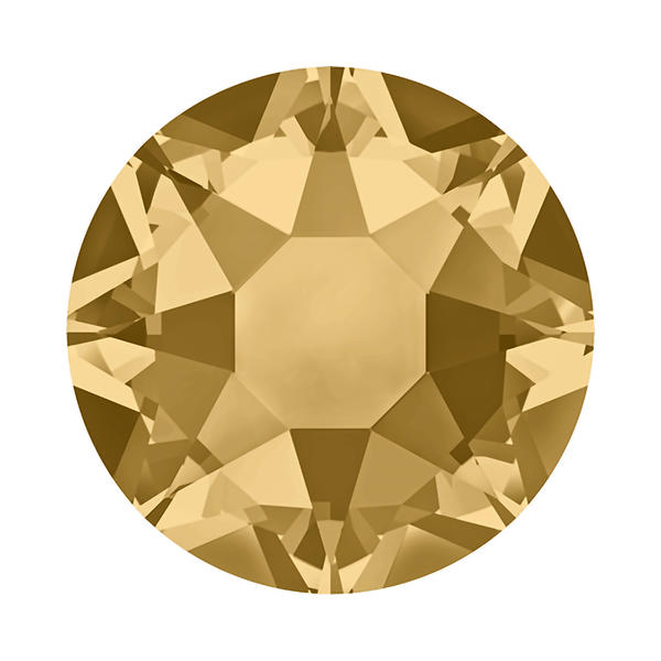 Swarovski Hotfix Crystals 2078 ss 16 Light Colorado Topaz M HF
