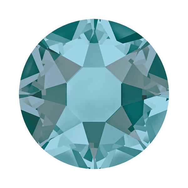 Swarovski Hotfix Crystals 2078 ss 12 Blue Zircon Satin A HF