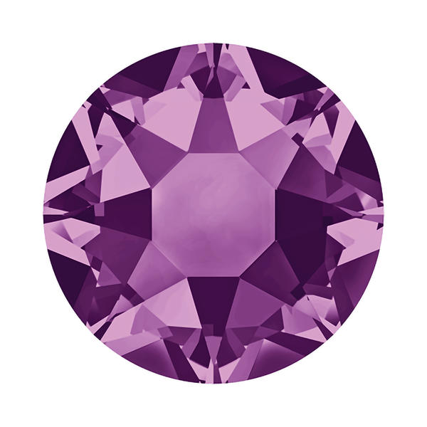Swarovski Hotfix Crystals 2078 ss 34 Amethyst A HF