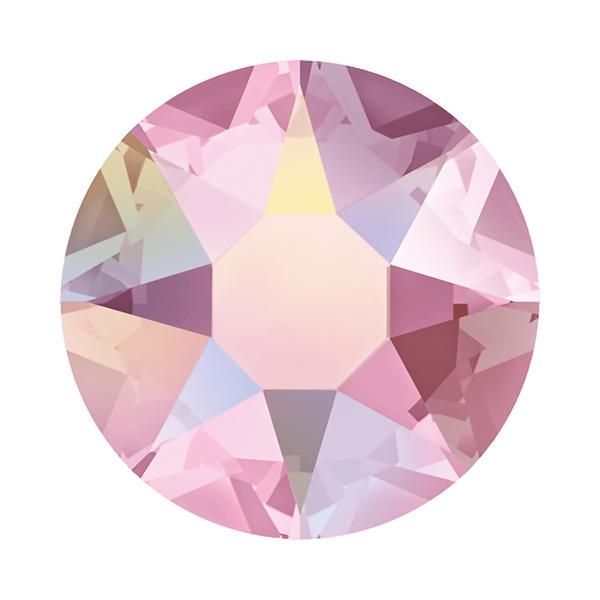 Swarovski Hotfix Crystals 2078 ss 30 Light Rose AB A HF