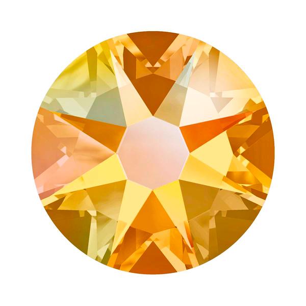 Swarovski Hotfix Crystals 2078 ss 16 Light Topaz AB A HF