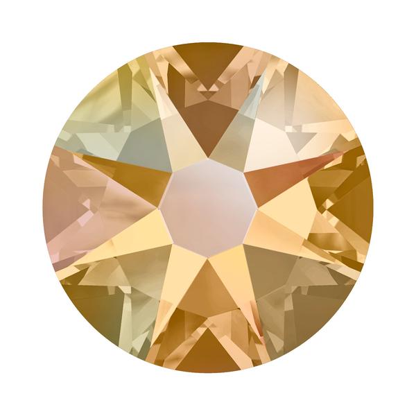 Swarovski Hotfix Crystals 2078 ss 16 Light Colorado Topaz AB A HF