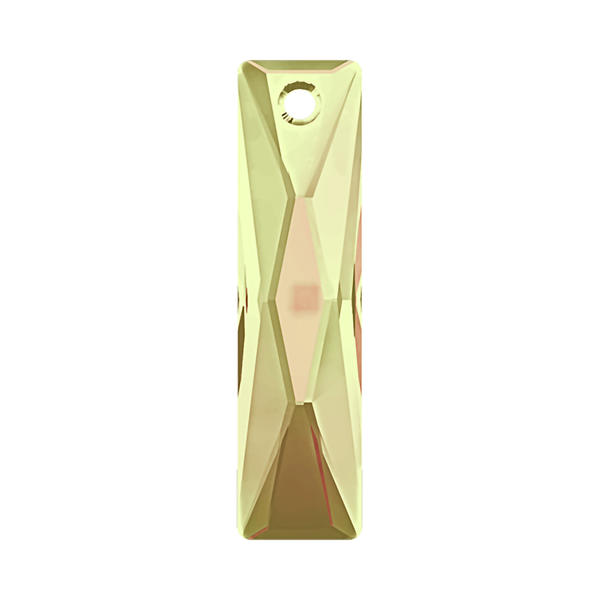 Swarovski Crystal Pendants 6465 38 x 10 mm Crystal Luminous Green