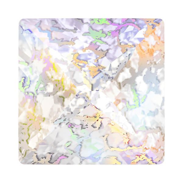 Swarovski Fancy Stones 4418 8 mm Crystal White Patina F