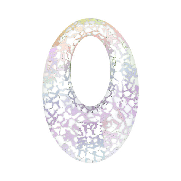 Swarovski Crystal Pendants 6040 20 mm Crystal White Patina