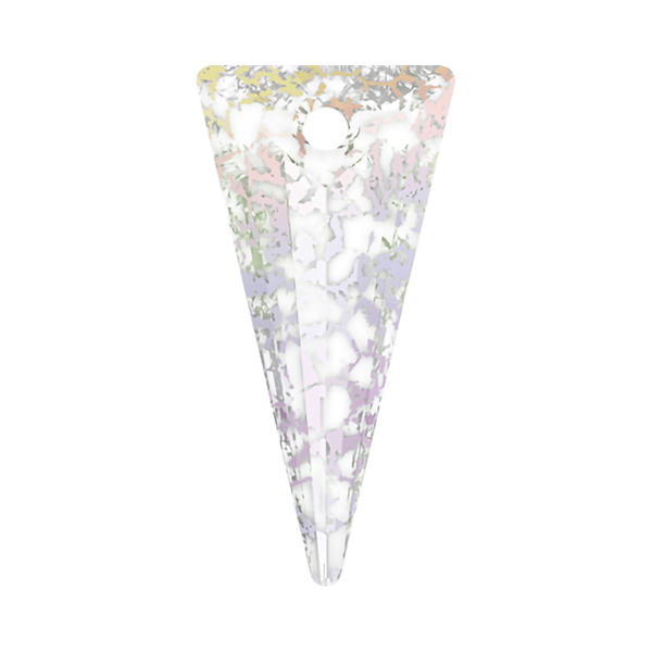 Swarovski Crystal Pendants 6480 39 mm Crystal White Patina