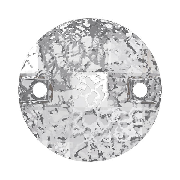 Swarovski Sew-on Crystals 3220 10 mm Crystal Silver Patina F