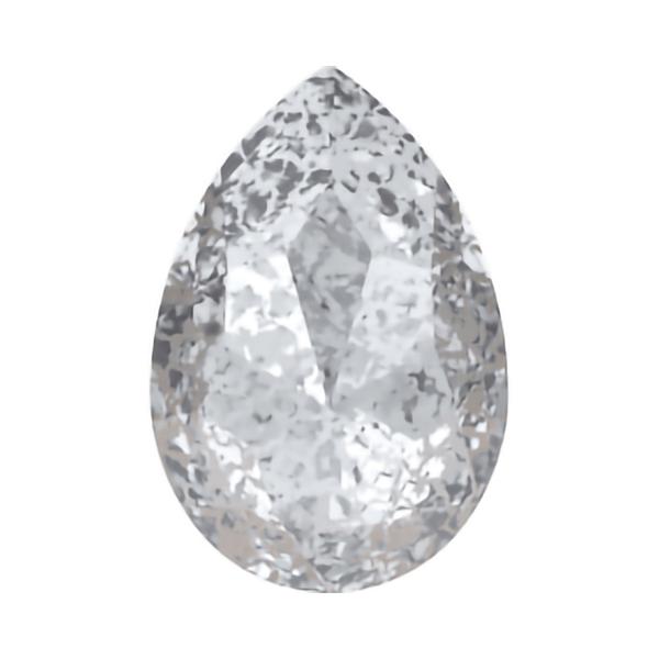 Swarovski Fancy Stones 4327 30 x 20 mm Crystal Silver Patina F