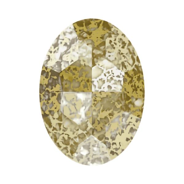 Swarovski Fancy Stones 4127 30 x 22 mm Crystal Golden Patina F