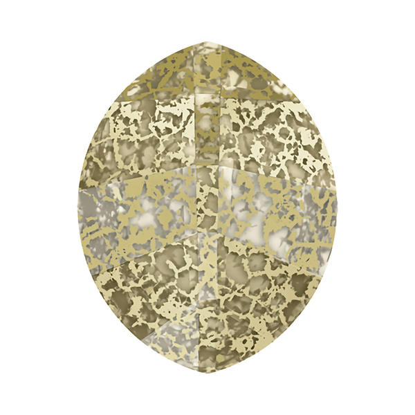 Swarovski Fancy Stones 4224 23 x 18 mm Crystal Golden Patina F