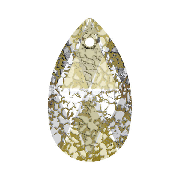 Swarovski Crystal Pendants 6106 22 mm Crystal Golden Patina