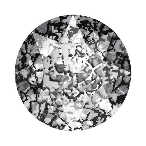 Swarovski Round Stones 1088 pp 32 Crystal Black Patina F